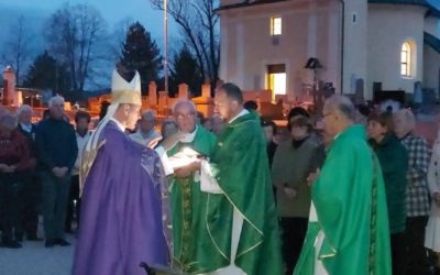 Sv. Rok – blagoslov novega dela pokopališča