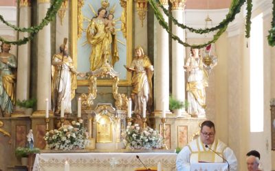 Sveta maša ob prazniku Marijinega vnebovzetja na Radovici