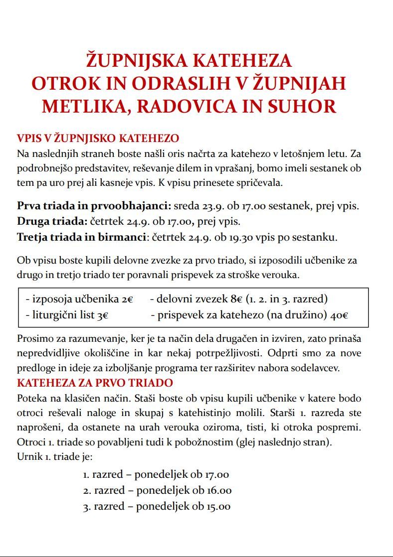 št. 19 KATEHEZA naslovnica